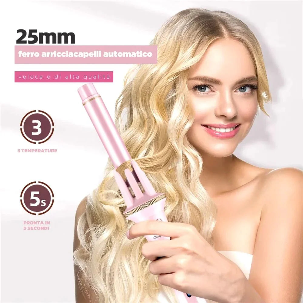 Hair Rolling, Ferro automatico rotante in ceramica