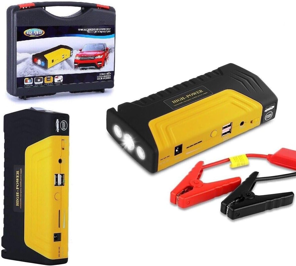 Avviatore batteria auto powerbank starter batteria caricatore multifunzione