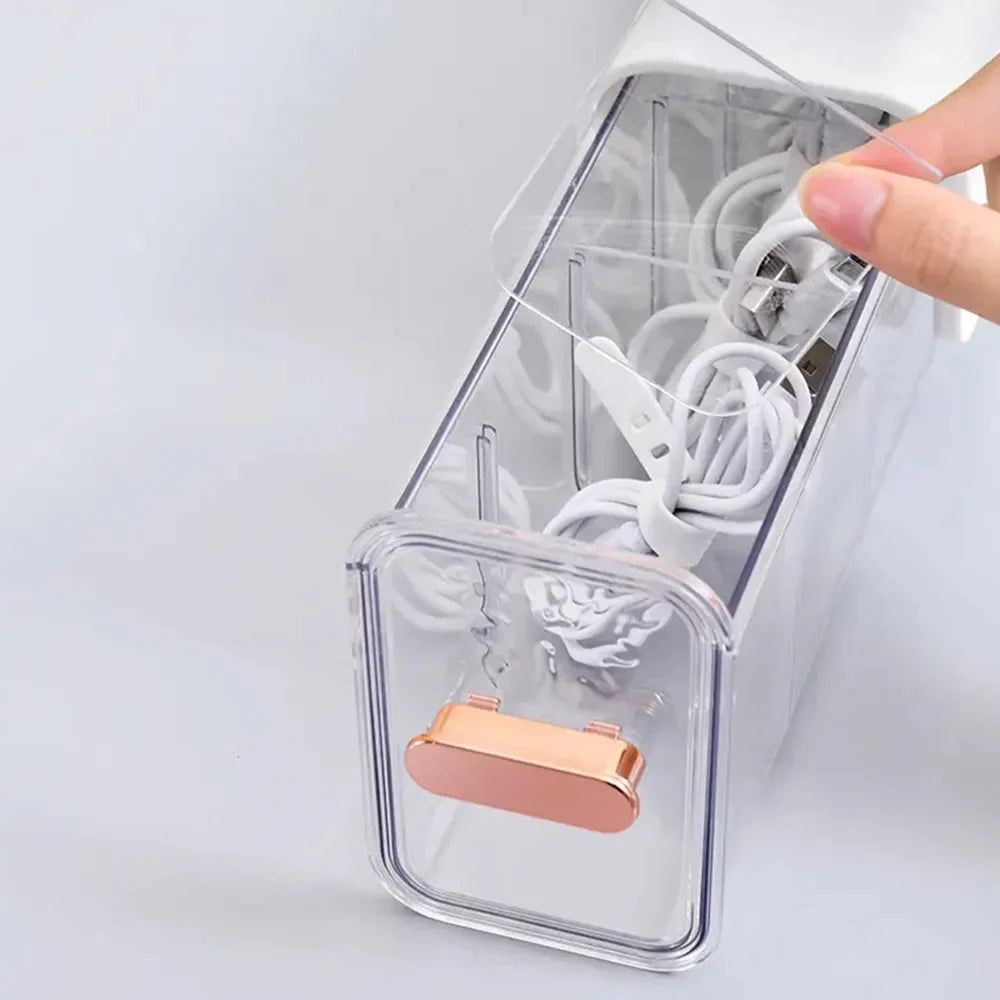 Organizzatore a Cassetti Scatola Portaoggetti con Divisori Rimovibili