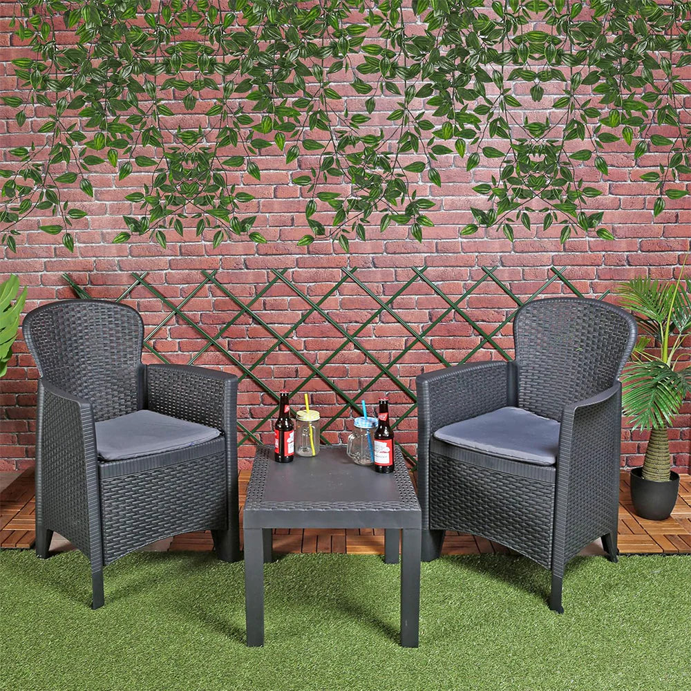 Lounge Garden Set da Giardino 3 Pezzi